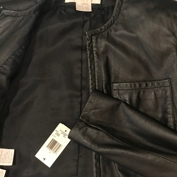 NWT - 100% Leather Jacket - Size 4 - Picture 8 of 8
